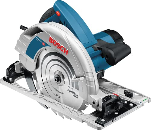 Bosch Professional handhållen cirkelsåg GKS 85 G (med sugadapter, insexnyckel, 1x sågklinga, L-BOXX-insats, L-BOXX 374N)