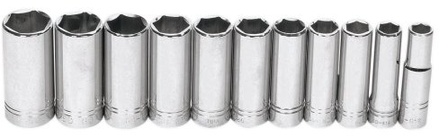 Williams WSSD-11HRC 11-Piece 1/2-Inch Drive Deep 6 Point Socket Set