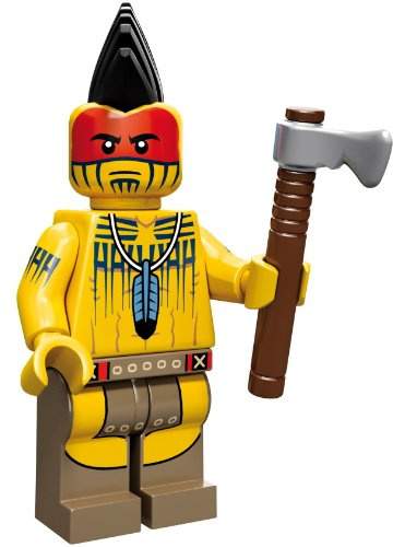 LEGO 71001 - Minifigur Krieger mit Irokese aus Sammelfiguren-Serie 10