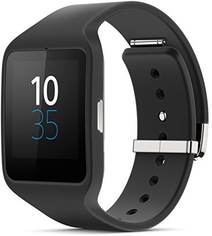 Sony Mobile SWR50 SmartWatch 3 Fitness and Activity Tracker Wrist Watch Compatible with Android 4.3+ Smartphones - Black