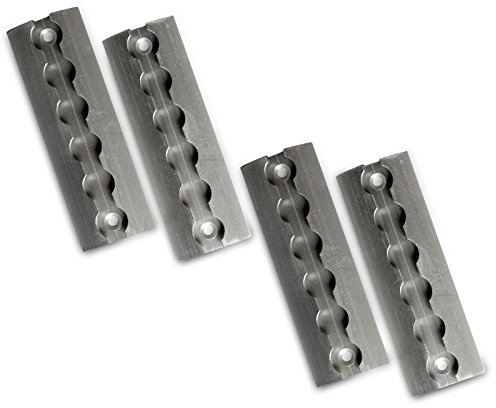 4 x 15 cm binari Airline con fori semicircolari di fissaggio binari Airline sicurezza di carico