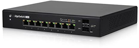 Ubiquiti EdgeSwitch 8 150W Switch Gestionable 8 Puertos Gigabit PoE + 2 SFP