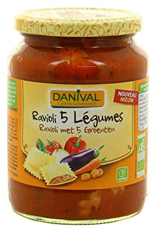 Danival Grand Ravioli légumes bio 1kg