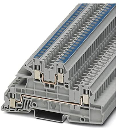 Phoenix Contact UTI 2.5-L/N DIN-Schienen Reihenklemme Dreifach Grau, 250 V / 24A, Packung a 50 Stück