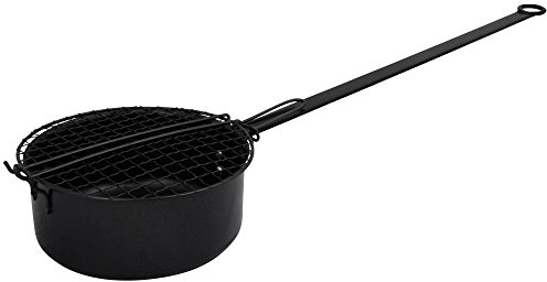 Popcornpfanne, Pfanne, Metall, L. 70cm, B. 17cm, H. 7cm, Esschert Design