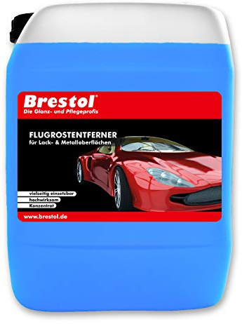 Brestol Nettoyant concentré pour la rouille volante, 10 l, surfaces peintes, surfaces métalliques, taches de rouille, poussière industrielle, résidus de calcaire, nettoyant de peinture, antirouille,
