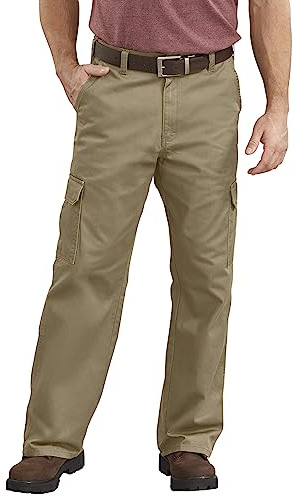 Dickies Men's Loose-Fit Cargo Work Pant - Beige - 32W x 30L