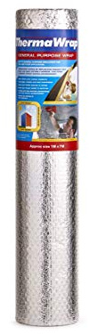 ThermaWrap 1000mm x 7m x 3.8mm Insulating Wrap Easy Install Bubble Foil Insulation Ideal for Attics, Lofts, Floors, Sheds, Caravans, Boats, Greenhouses, Pet Homes and Garages- High Quality Aluminium Foil Reflective Layers for Maximum Heat Retention and Energy Saving