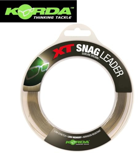 Korda XT Snag Leader Schlagschnur, extrem abriebfest, 100 m, Karpfenschnur