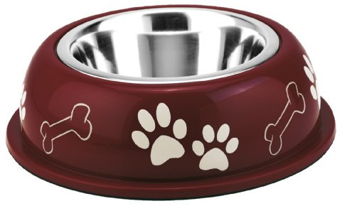 Nobby Napf 'NICE DINER' rot, Ø 25 cm, 0,75 ltr., Schüssel für Hunde, Innenbereich