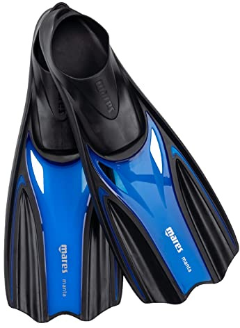 Mares Manta - Flossen für Schnorcheln mit geschlossenem Fußteil, optimierter Antrieb, seitliche Rippen, Komfort und Unterwasserleistung