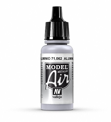 Vallejo Model Air 17 ml Acrylic Paint - Metallic Aluminium