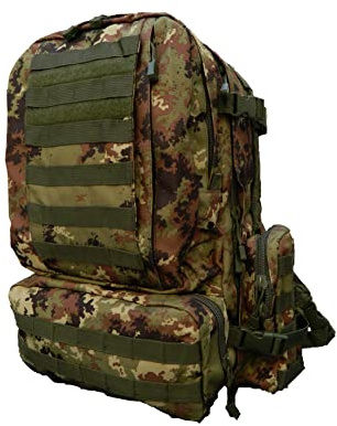 ALGI Zaino Militare Impermeabile Tattico Large 70 Litri  Vegetato