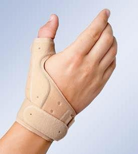 Medically Approved Breathable Thumb Immobilising Splint - Fits Left & Right Hand - BEIGE - (Supplied to NHS for Arthritis, Tendonitis & Sports Injuries)