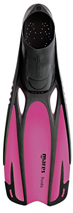 Mares Fluida Jr, Pinne da Snorkeling da Bambino e Bambina a Scarpetta Chiusa, Rosa, 27