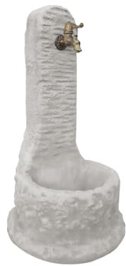 Briconess.com Fontana Centrale Sasso Grigio 43xH82cm Decogarden