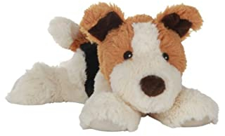 Habibi Plush Wärmekissen/Stofftier f. Kinder und Erwachsene – 1627 Hund Terrier mit Hirsefüllung, Wärmekuscheltier zum Erwärmen in der Mikrowelle/Backofen, ideal auch für Babys