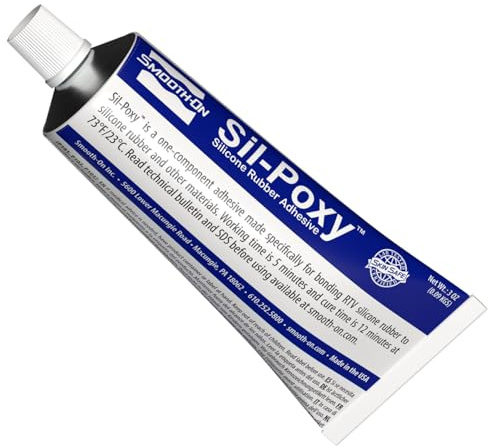 Sil-Poxy Silicone Adhesive - 3 Ounce Tube by Smooth