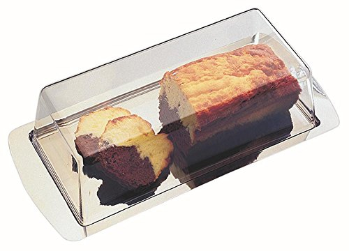 APS Vassoio di servizio cofano - piatto per torte reali premium Made in Germany - resistente, impilabile e in acciaio inossidabile, non lavabile in lavastoviglie