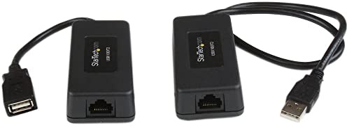 StarTech.com Extensor 1 puerto USB 1.1 por cable Ethernet Cat5 Cat6 UTP RJ45 40m de alcance rango