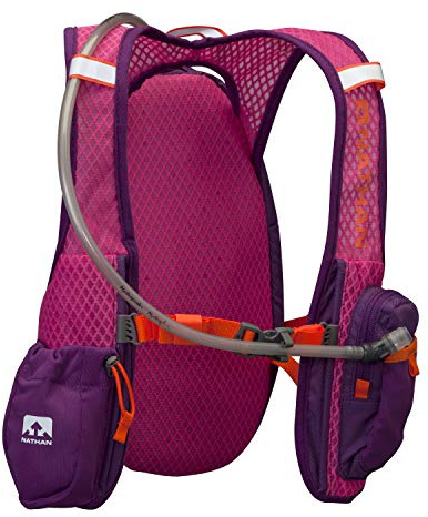 Nathan Hydration Laufweste mit 2 Liter Blase, Rucksack mit Trinkbeißventil, Smartphone-kompatible Tasche zur Aufbewahrung von Essentials