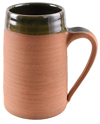 Historischer Bierkrug aus Ton 0,5 Liter