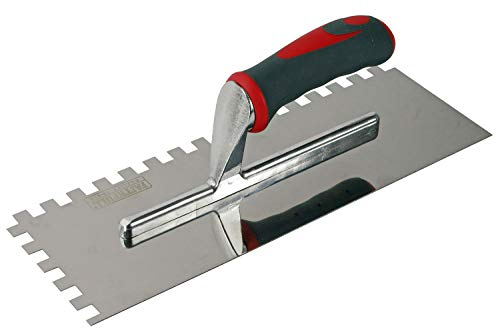 Faithfull - Soft-Grip Zahnspachtel Edelstahl 13 x 4 1/2in - FAISGTNOT10S, Multi, 10mm Stainless Steel Soft Grip Handle 13 x 4.1/2in