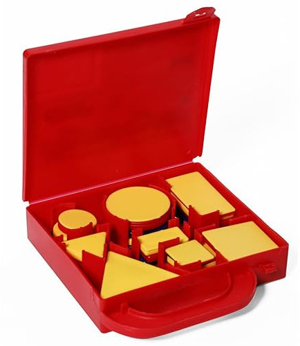 Italveneta Didattica, Logikspel, resväska nr 510 med formar av plast, pedagogisk spel