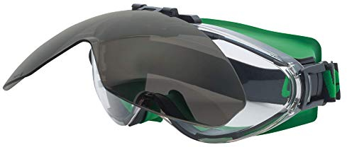 Uvex Ultrasonic Schweißerschutzbrille - flip-up - Vollsichtbrille - Überbrille - Innen beschlagfrei, außen extrem kratzfest & chemikalienbeständig