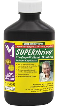 SUPERthrive The Original Vitamin Solution - Liquid Concentrate, May Add to Any Fertilizing Program, 4 fl. oz.