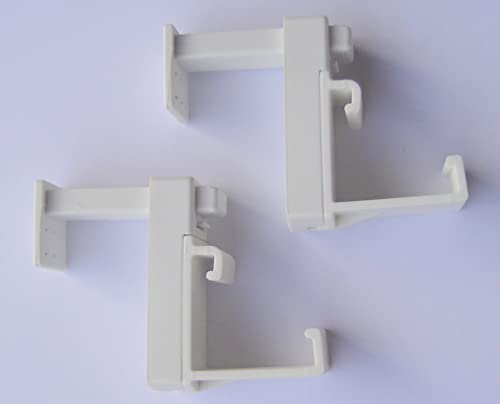 Klemmträger für Jalousie, 1 Paar, Weiß