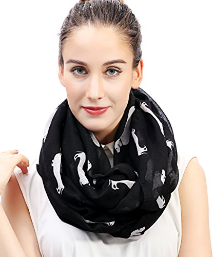 Lina & Lily Dachshund Hunde Damen Loop Schal