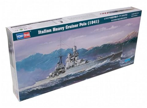 Hobby Boss 86502 modellbyggsats italiensk tung Cruiser Pola (1941)