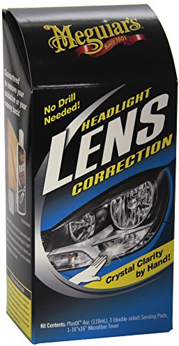 Meguiars Headlight Lens Correction (118ml Cleaner/28ml Coating/3 Pads/1 Tuch)