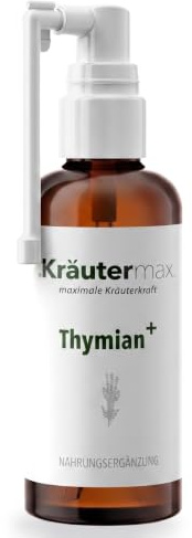 Kräutermax Thymian Spray mit Propolis Tinktur Halsspray und Rachenspray 30 ml