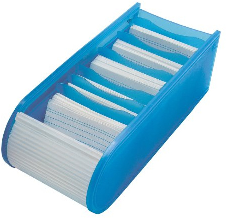 Wedo A8/500 Flash Card Box - Blå