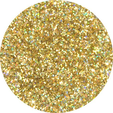 Eulenspiegel 902035 - Gold-Juwel (mittel), hologr. 2g Glitzer