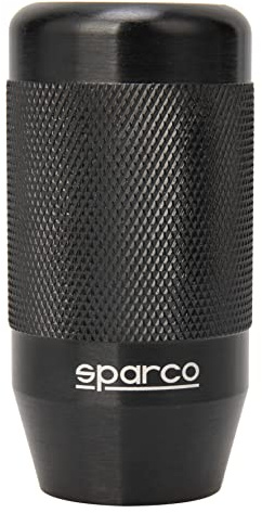 Sparco Manueller Schaltknauf SPC Racing Aluminium Schwarz Universal
