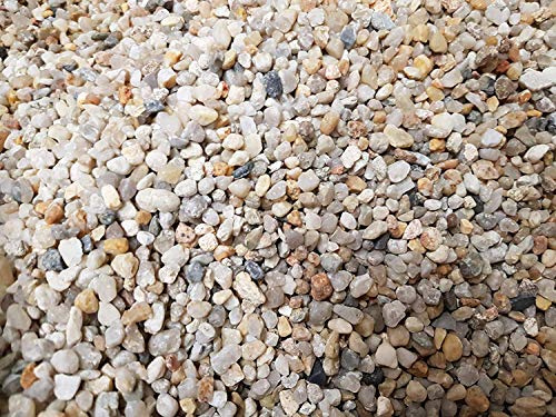 Ghiaia per acquario, da 1 kg fino a 30 kg - Sabbia quarzosa – Grana arrotondata 3,0 – 6,0 mm