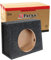 Atrend Bbox Single Sealed 12 Inch Subwoofer Enclosure - Car Subwoofer Boxes & Enclosures - Made in USA Premium Subwoofer Box Improves Audio Quality, Sound & Bass - Nickel Finish Subwoofer Terminals -