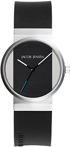 JACOB JENSEN Damen-Armbanduhr NEW SERIES ITEM NO. 722 Analog Quarz Kautschuk JACOB JENSEN NEW SERIES ITEM NO. 722