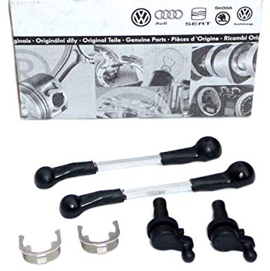 2x Original VW Audi V6 TDI Gestänge Saugrohrklappe Klappen Ansaugrohr A4 A5 A6 A8 Q5 Q7 Touareg Phaeton | NEU Reparatur Klappen SET 2-teilig rechts + links Ansaugrohr Originaler Reparatursatz Saugrohrklappen V6 TDI Motor