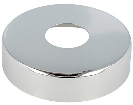 tecuro Hahnrosette 3/4 Zoll Messing verchromt Ø 27 x 80 mm x 20 mm langlebig edles Design