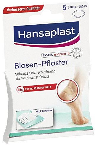 Hansaplast Blasen-Pflaster Groß, 5 Stück