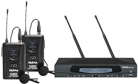 KARMA Doppio radiomicrofono UHF SET 7620LAV