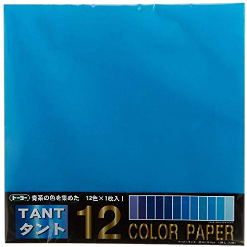 Origamipapier 068302 Mix, 35 x 35 cm, Blau