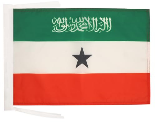AZ FLAG Bandera Somalilandia 45x30 cm Poliéster 100D Cuerdas | Uso interior y exterior Enseña somali somalilandés costuras dobles y bordes reforzados