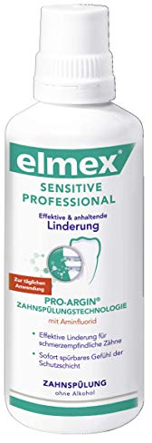 ELMEX SENSITIVE PROFESSIONAL Mundspülung, 400 ml, Alkoholfrei, PRO-ARGIN Technologie, Aminfluorid, Geschmacksneutral, Zahnempfindlichkeit