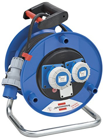 Brennenstuhl 1132826 Kabeltrommel 25 m Serie GARANT ST CEE-Stecker 2 x CEE IP67