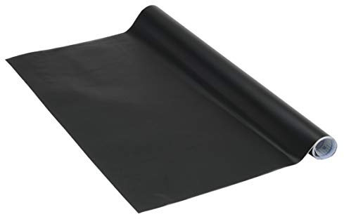 Venilia Lavagna Adesiva, Nero, 45cm x 1,5m, Spessore 150μ, Foglio di carta autoadesivo, PVC senza ftalati, Prodotto in UE